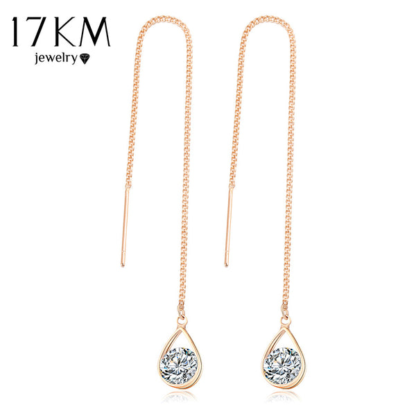 Crystal Water Drop Earrings