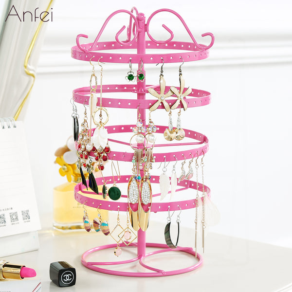 Rotating Earrings Holder