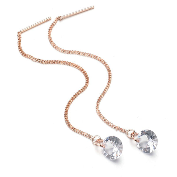 Fashion Crystal Drop Earrings
