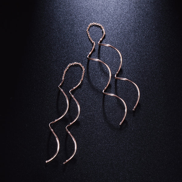 Spiral Drop Earrings