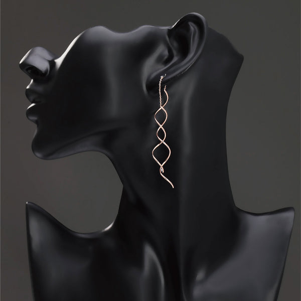 Spiral Drop Earrings