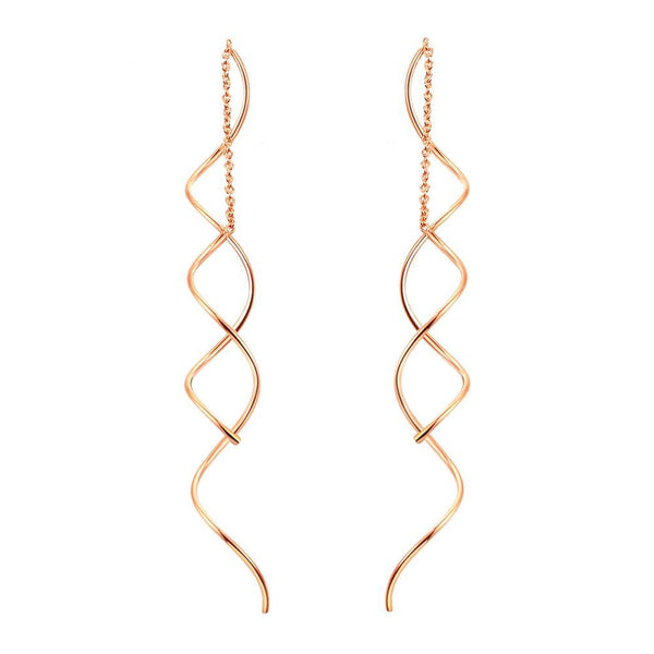 Spiral Drop Earrings