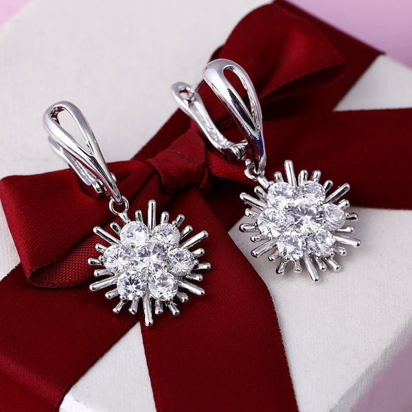 Cute Flower Dangle Earrings