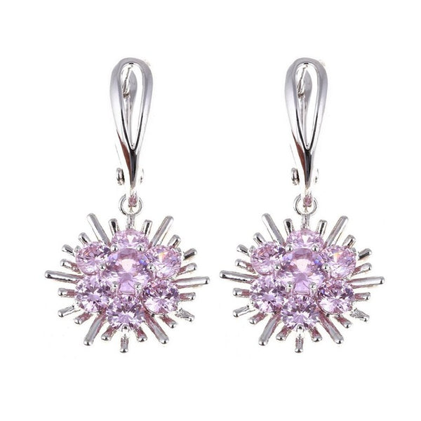 Cute Flower Dangle Earrings