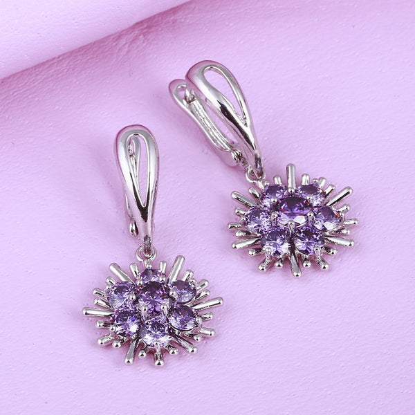 Cute Flower Dangle Earrings