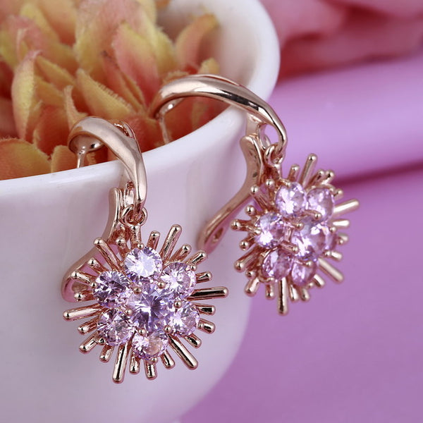 Cute Flower Dangle Earrings