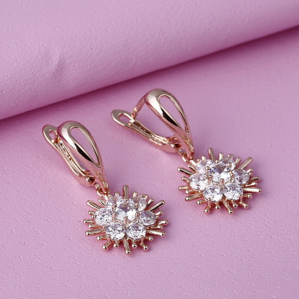 Cute Flower Dangle Earrings
