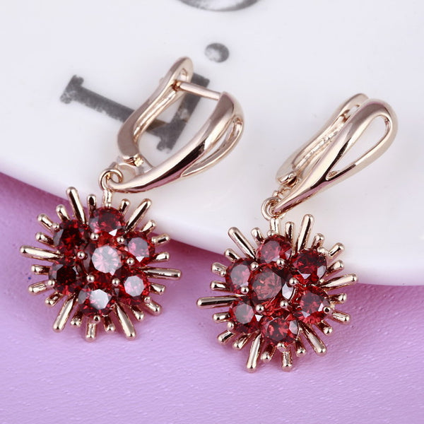 Cute Flower Dangle Earrings