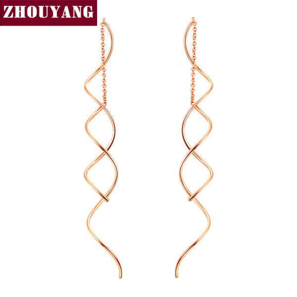 Spiral Drop Earrings