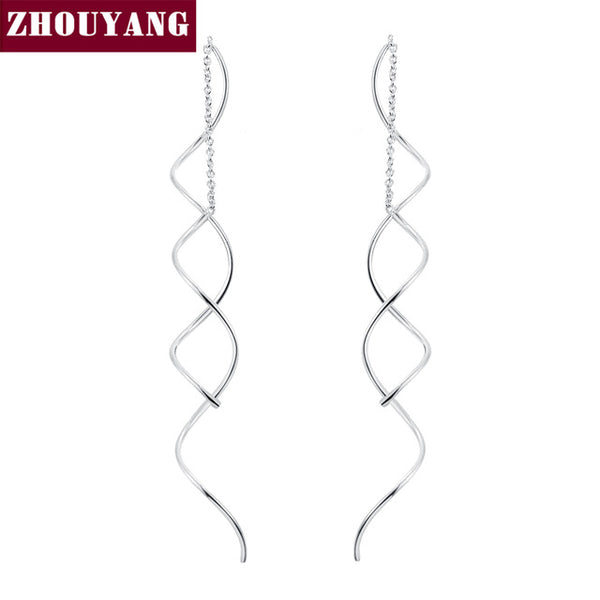 Spiral Drop Earrings